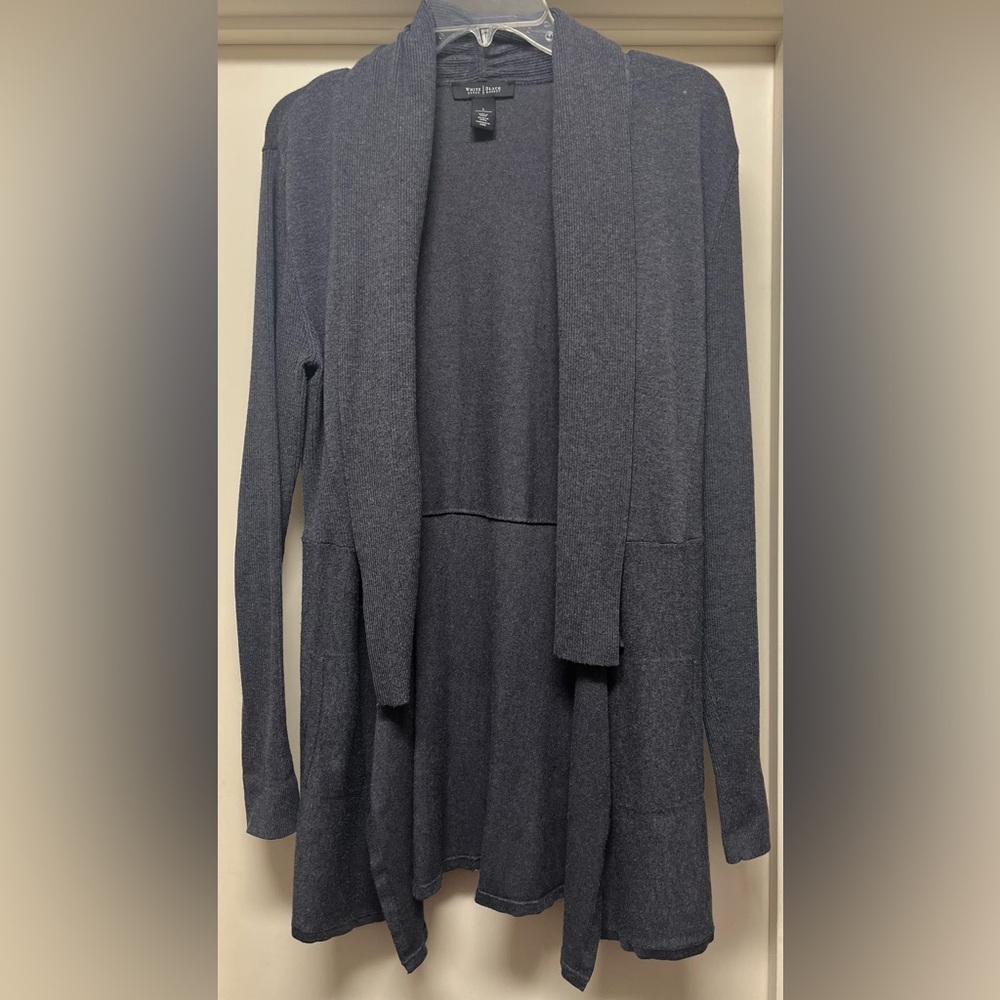 White House Black Market Charcoal Cardigan